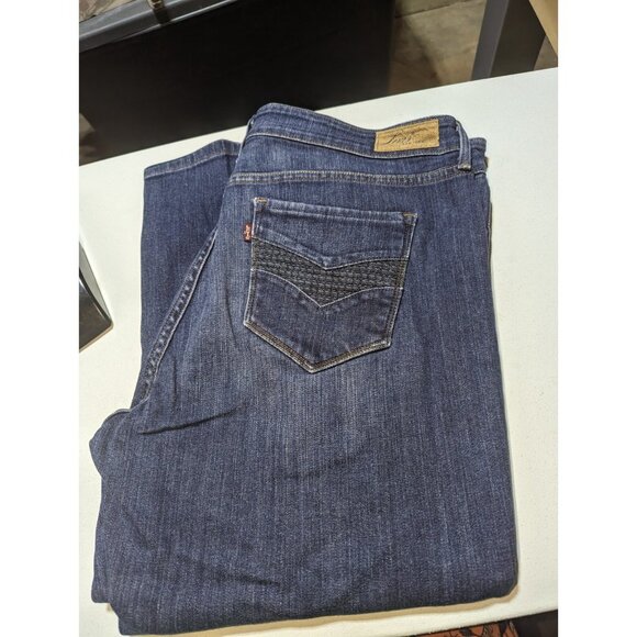 Levi's Women's Demi Curve Mid Rise Capri 16/33 Size 16 - Picture 1 of 7